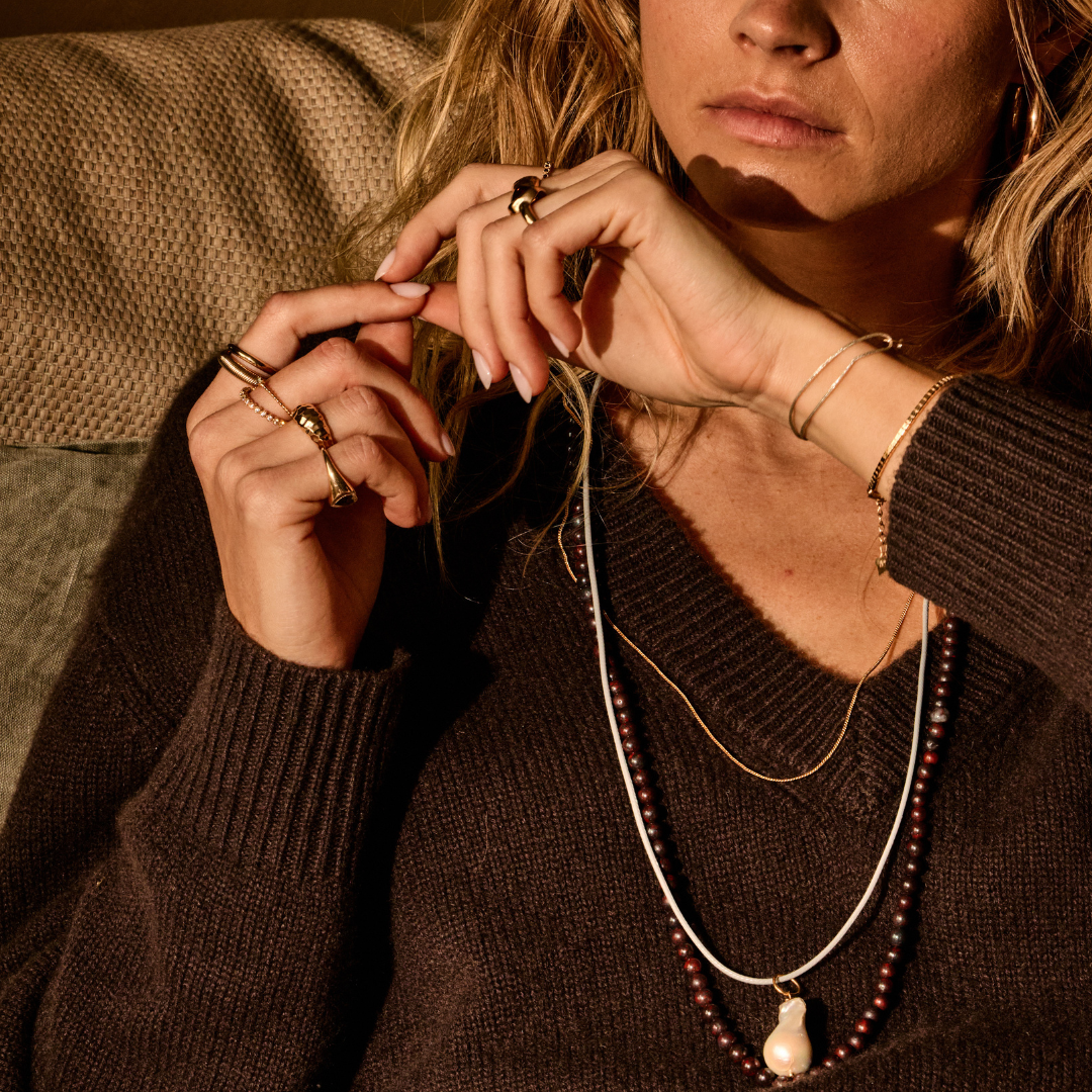 Cord necklace